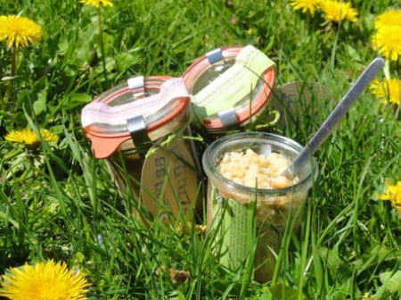 Bio Streuselkuchen im Glas von der Bio-Kuchenfee