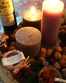 Rotwein-Schokokuchen mit Trauben und Feigen von der Bio-Kuchenfee